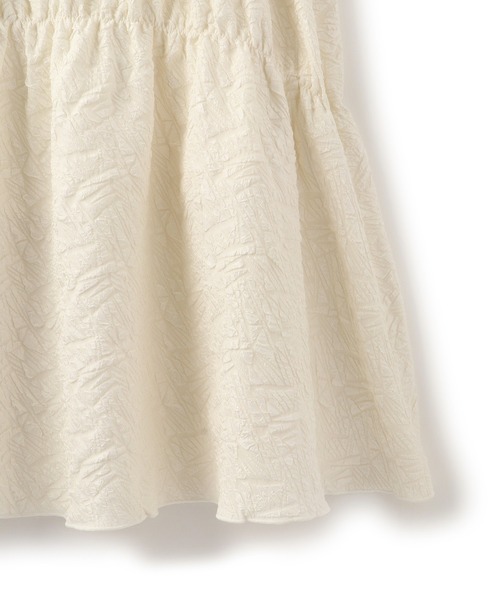 VIS(ビス)の「【洗える】ふくれジャガードシャーリングスカート(スカート・レディース・オフホワイト/ネイビー・FREE)」の20枚目の写真