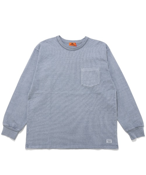 KRIFF MAYER（クリフメイヤー）の「ヘビーOZピグメントロンT（Tシャツ/カットソー・メンズ・オフホワイト/ネイビー/グリーン/ベージュ/サックスブルー/ピンク/イエロー/チャコール・LARGE/MEDIUM/X-LARGE）」の6枚目の写真