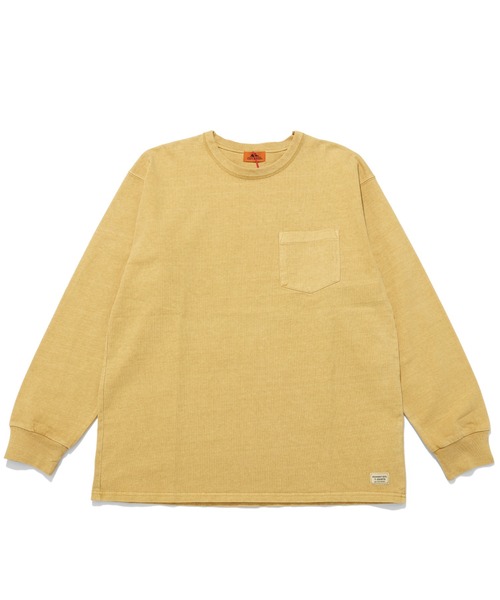 KRIFF MAYER（クリフメイヤー）の「ヘビーOZピグメントロンT（Tシャツ/カットソー・メンズ・オフホワイト/ネイビー/グリーン/ベージュ/サックスブルー/ピンク/イエロー/チャコール・LARGE/MEDIUM/X-LARGE）」の11枚目の写真