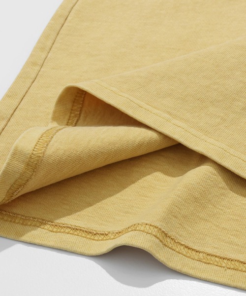 KRIFF MAYER（クリフメイヤー）の「ヘビーOZピグメントロンT（Tシャツ/カットソー・メンズ・オフホワイト/ネイビー/グリーン/ベージュ/サックスブルー/ピンク/イエロー/チャコール・LARGE/MEDIUM/X-LARGE）」の15枚目の写真