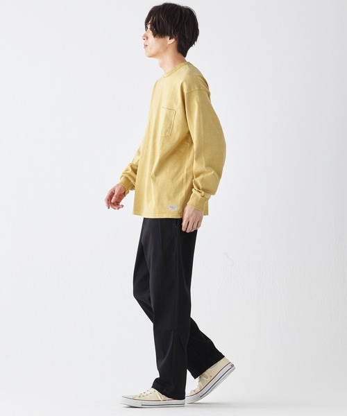 KRIFF MAYER（クリフメイヤー）の「ヘビーOZピグメントロンT（Tシャツ/カットソー・メンズ・オフホワイト/ネイビー/グリーン/ベージュ/サックスブルー/ピンク/イエロー/チャコール・LARGE/MEDIUM/X-LARGE）」の22枚目の写真