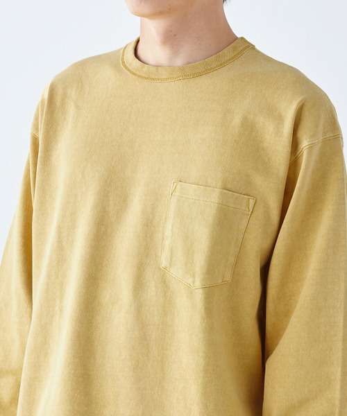 KRIFF MAYER（クリフメイヤー）の「ヘビーOZピグメントロンT（Tシャツ/カットソー・メンズ・オフホワイト/ネイビー/グリーン/ベージュ/サックスブルー/ピンク/イエロー/チャコール・LARGE/MEDIUM/X-LARGE）」の20枚目の写真