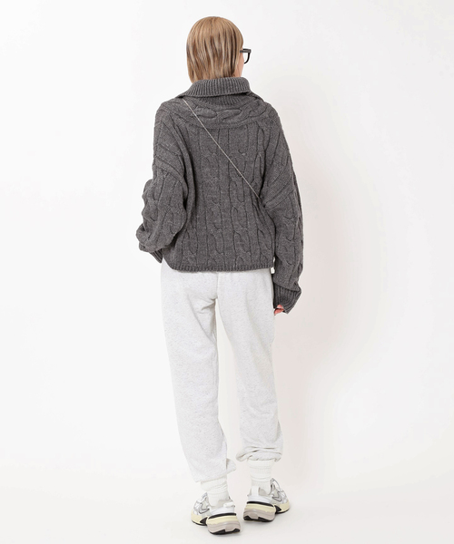 NIKE（ナイキ）の「【NIKE/ ナイキ】フリース スウェットパンツ（スウェットパンツ・レディース・ホワイト/ブラック・38/36）」の7枚目の写真