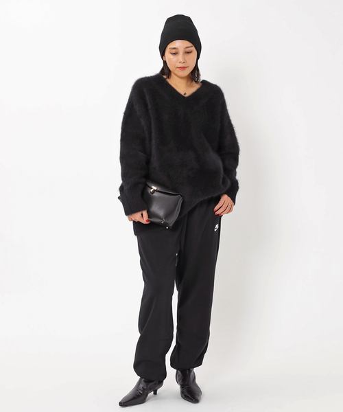 NIKE（ナイキ）の「【NIKE/ ナイキ】フリース スウェットパンツ（スウェットパンツ・レディース・ホワイト/ブラック・38/36）」の13枚目の写真