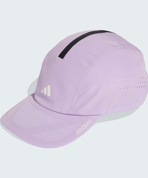 adidas（アディダス）の「ランニング × adizero 軽量 クライマクールキャップ / アディダス adidas（キャップ・メンズ・ブラック/ホワイト/イエロー/ホワイト系その他/ホワイト系その他2/パープル・MEDIUM/LARGE/X-LARGE）」の5枚目の写真