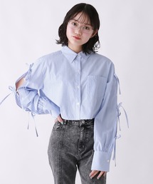 repipi armario | ジュエルリボンシャツ(シャツ/ブラウス)