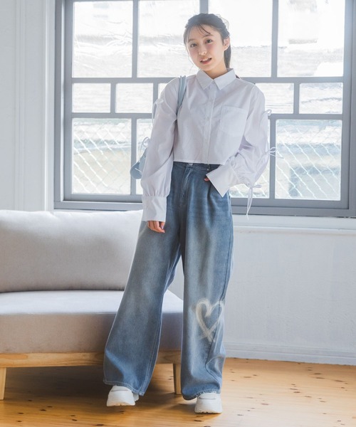 repipi armario（レピピ アルマリオ）の「ジュエルリボンシャツ（シャツ/ブラウス・キッズ・ブルー系その他/ブルー/ホワイト・LARGE/MEDIUM/SMALL）」の10枚目の写真