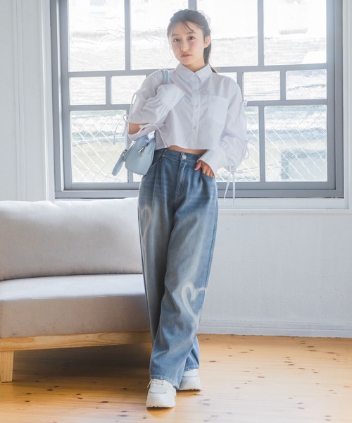 repipi armario（レピピ アルマリオ）の「ジュエルリボンシャツ（シャツ/ブラウス・キッズ・ブルー系その他/ブルー/ホワイト・LARGE/MEDIUM/SMALL）」の11枚目の写真