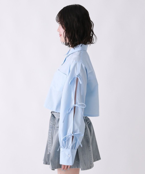 repipi armario（レピピ アルマリオ）の「ジュエルリボンシャツ（シャツ/ブラウス・キッズ・ブルー系その他/ブルー/ホワイト・LARGE/MEDIUM/SMALL）」の17枚目の写真