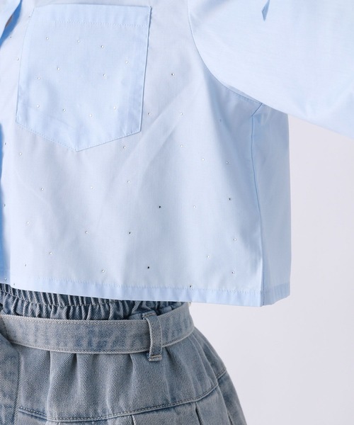 repipi armario（レピピ アルマリオ）の「ジュエルリボンシャツ（シャツ/ブラウス・キッズ・ブルー系その他/ブルー/ホワイト・LARGE/MEDIUM/SMALL）」の21枚目の写真