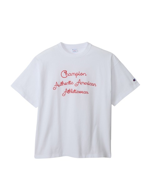 Champion(チャンピオン)の「【Champion/チャンピオン】メンズ メンズカジュアル ショートスリーブTシャツ(Tシャツ/カットソー・メンズ・ホワイト/ネイビー/ブラウン系/グレー・MEDIUM/X-LARGE/LARGE)」の2枚目の写真