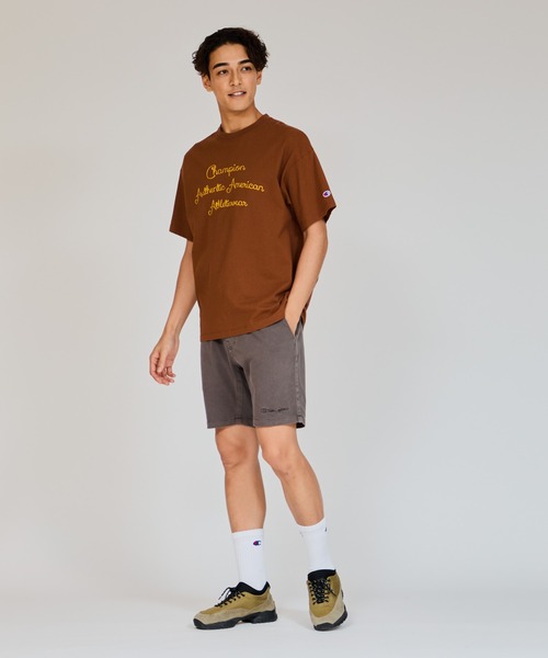 Champion(チャンピオン)の「【Champion/チャンピオン】メンズ メンズカジュアル ショートスリーブTシャツ(Tシャツ/カットソー・メンズ・ホワイト/ネイビー/ブラウン系/グレー・MEDIUM/X-LARGE/LARGE)」の8枚目の写真