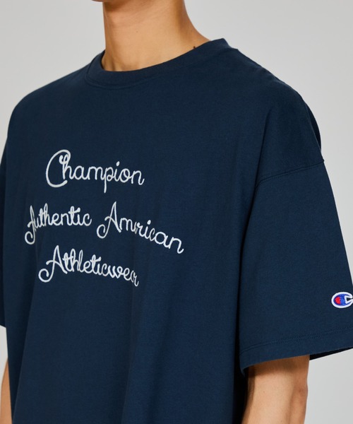 Champion(チャンピオン)の「【Champion/チャンピオン】メンズ メンズカジュアル ショートスリーブTシャツ(Tシャツ/カットソー・メンズ・ホワイト/ネイビー/ブラウン系/グレー・MEDIUM/X-LARGE/LARGE)」の11枚目の写真