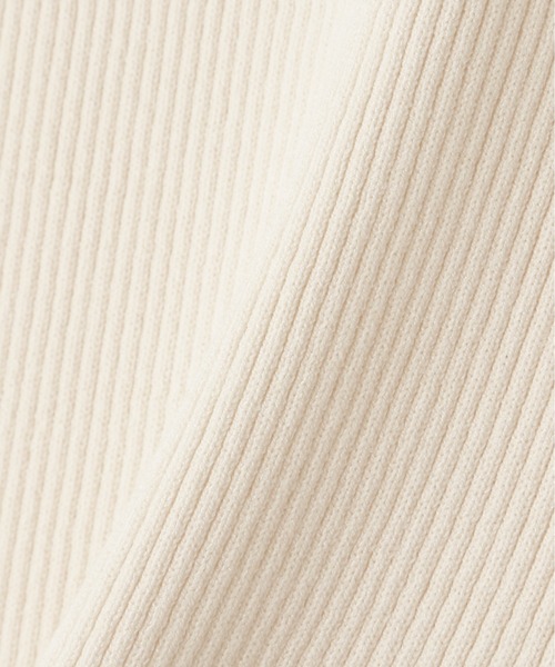 N.（N. Natural Beauty Basic）（エヌエヌナチュラルビューティーベーシック）の「ヘンリーネックプルオーバーニット（ニット/セーター・レディース・グレー/オレンジ/オフホワイト・MEDIUM）」の12枚目の写真