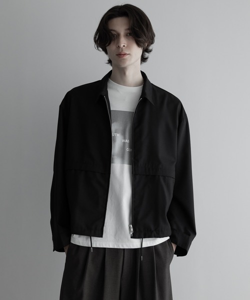 remer コート ジャケット loose shadow check short jacket
