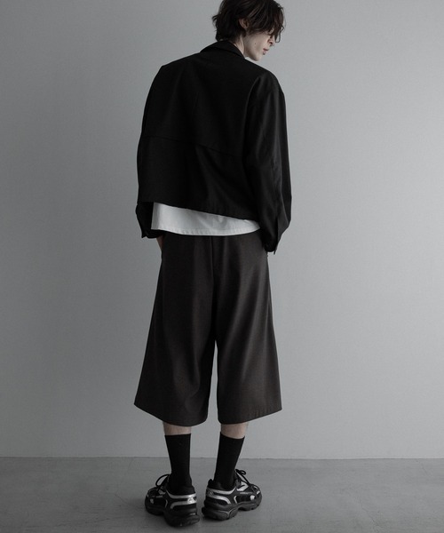 remer（リメール）の「loose shadow check short jacket / ルーズシャドウチェックショートジャケット（その他アウター・メンズ・ブラック/ベージュ・X-SMALL/SMALL/MEDIUM/LARGE）」の15枚目の写真