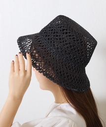 CONTOROL FREAK 透かし編みバケットハット