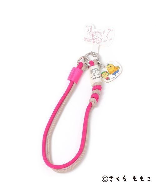 studio CLIP(スタディオクリップ)の「スマホハンドストラップ〈COJI‐COJIコラボ〉(スマホグッズ・レディース・グリーン/ピンク/ブルー・FREE)」の3枚目の写真