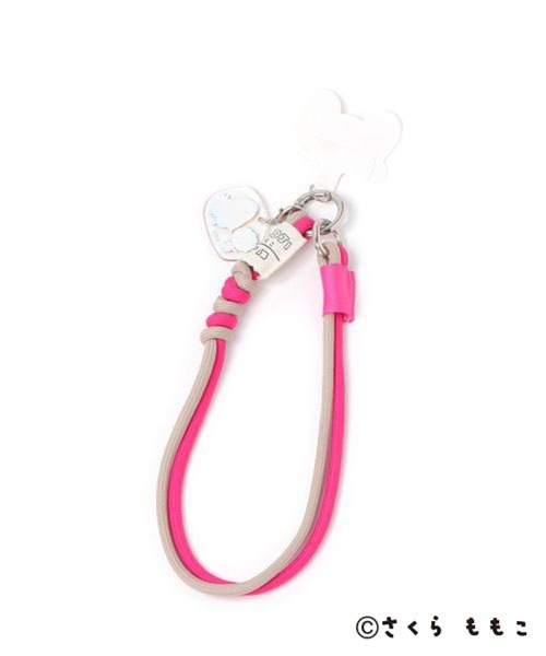 studio CLIP(スタディオクリップ)の「スマホハンドストラップ〈COJI‐COJIコラボ〉(スマホグッズ・レディース・グリーン/ピンク/ブルー・FREE)」の6枚目の写真