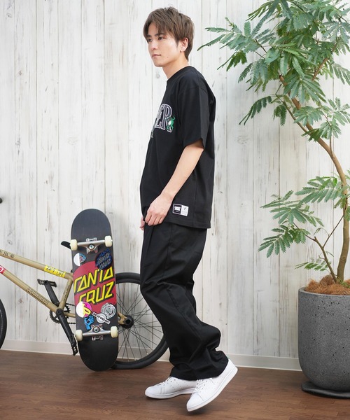 FORGET NEVER（フォーゲットネバー）の「【ムラサキスポーツ限定】FORGET NEVER/フォーゲットネバー 半袖Tシャツ 刺繍 252OO1ST557FN（Tシャツ/カットソー・メンズ・ホワイト/ブラック・XL/L/M）」の20枚目の写真