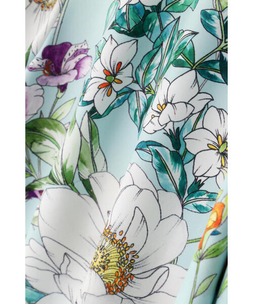 セール】◇フラワープリントボウブラウス（シャツ/ブラウス