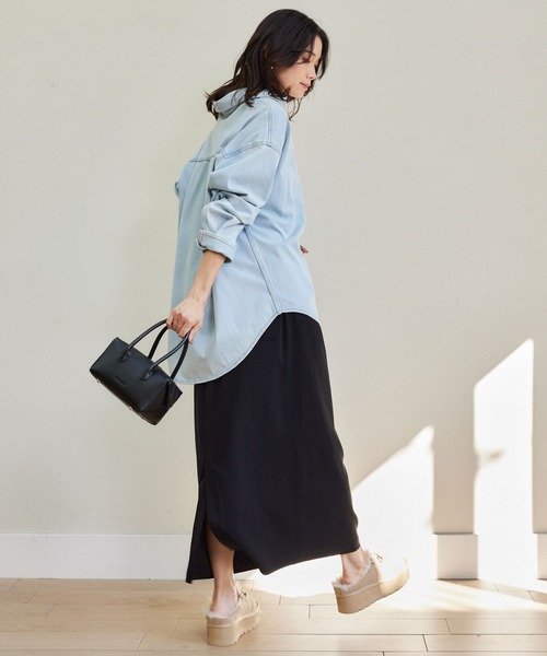 新品タグ付き　バンヤードストーム　デニムシャツジャケット BARNYARDSTORM ブラウス シャツ / カットデニムシャツジャケット