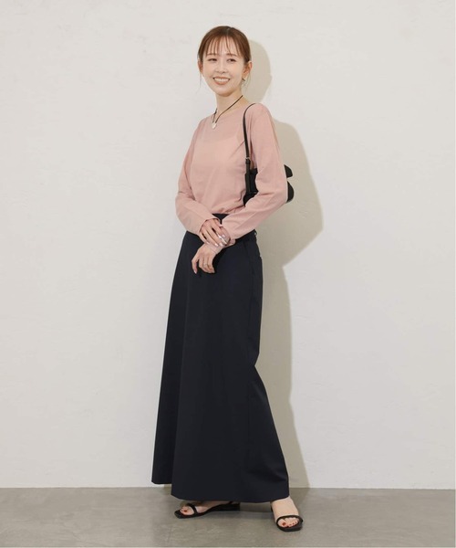 JOURNAL STANDARD(ジャーナルスタンダード)の「《追加》クルーネックシアーロングTシャツ(Tシャツ/カットソー・レディース・ブラック/ライトグレー/ホワイト/ピンク・FREE)」の10枚目の写真