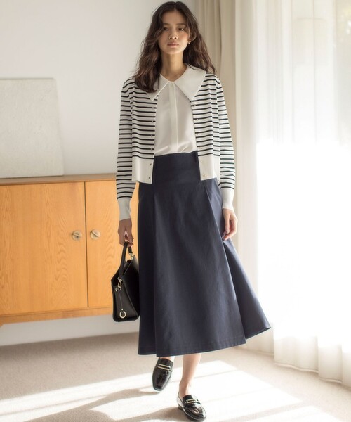 組曲（クミキョク）の「ショールカラー ブラウス（シャツ/ブラウス・レディース・アイボリー系・6/5）」の6枚目の写真