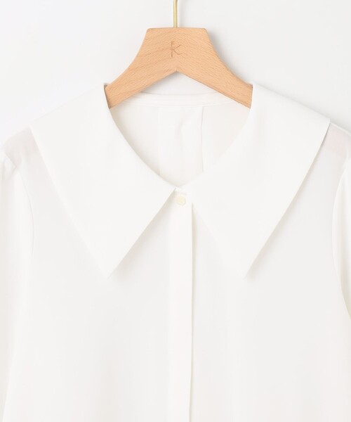 組曲（クミキョク）の「ショールカラー ブラウス（シャツ/ブラウス・レディース・アイボリー系・6/5）」の9枚目の写真