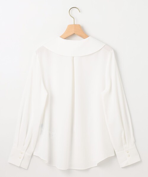 組曲（クミキョク）の「ショールカラー ブラウス（シャツ/ブラウス・レディース・アイボリー系・6/5）」の10枚目の写真