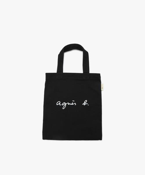 agnes b.（アニエスベー）の「ロゴ ハンドバッグ YAS18－02（ハンドバッグ・レディース・ブラック・FREE）」の7枚目の写真
