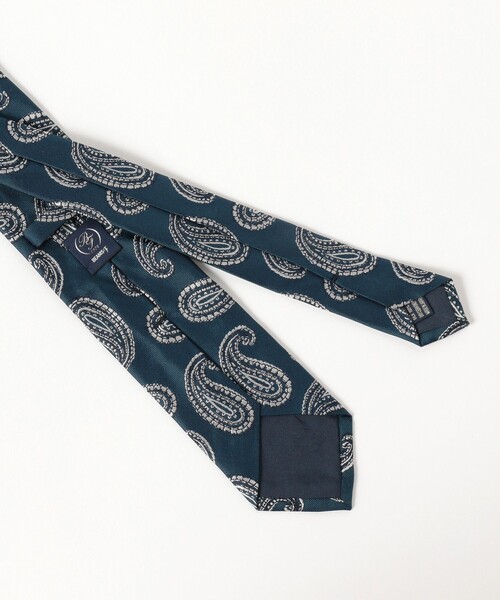 【美品】BEAMS F ペイズリー ネクタイ ビームスエフ ネイビー セール】シルク ペイズリー ネクタイ（ネクタイ）｜BEAMS F