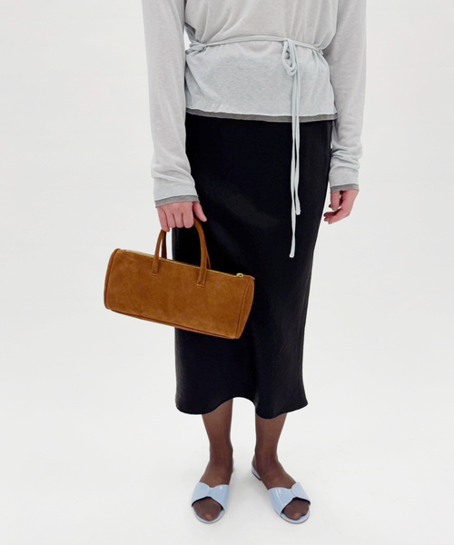 EDIT. FOR LULU（エディットフォールル）の「《追加》abcスウェードボストンバッグ（ボストンバッグ・レディース・ブラウン・FREE）」の4枚目の写真