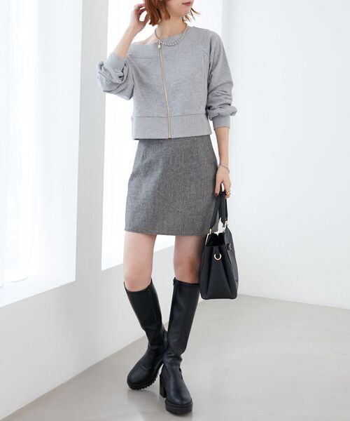 MAJESTIC LEGON(マジェスティックレゴン)の「アソートミニスカパン(スカート・レディース・グレー系その他/ブラック系その他/チャコールグレー・MEDIUM)」の11枚目の写真