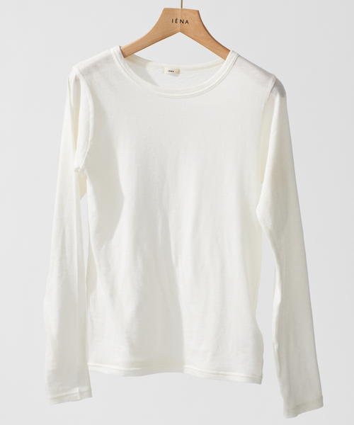 セール】コットンシルクテンジク クループルオーバー（Tシャツ