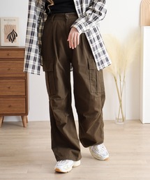 ツイルワイドカーゴパンツ