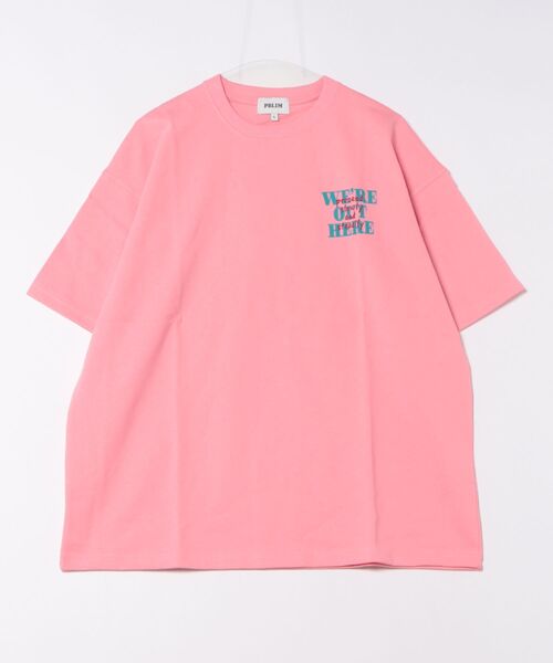 PBLIM(ページボーイリム)の「《UNISEX》エンブロイダリーロゴTシャツ(Tシャツ/カットソー・レディース・オフホワイト/ダークブラウン/ブラック/ブルー/ピンク・MEDIUM/LARGE)」の5枚目の写真