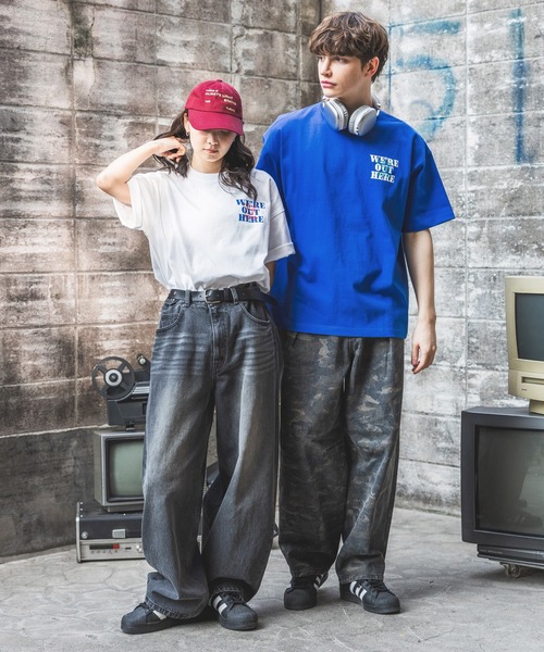 PBLIM(ページボーイリム)の「《UNISEX》エンブロイダリーロゴTシャツ(Tシャツ/カットソー・レディース・オフホワイト/ダークブラウン/ブラック/ブルー/ピンク・MEDIUM/LARGE)」の6枚目の写真