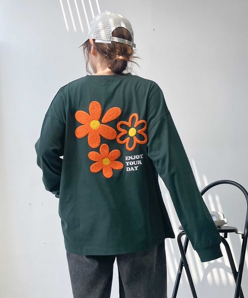 AS KNOW AS plus（アズノゥアズプラス）の「●アソートモチーフロンＴ（Tシャツ/カットソー・レディース・チャコールグレー/ブラック/オフホワイト/オートミール/ブラック系その他/グレー系/ホワイト系/ベージュ系その他/ベージュ系/ダークグリーン系/ブルー系その他2/ホワイト系1/ベージュ系1/レッド系1/ベージュ系その他2/グレー系1・FREE）」の14枚目の写真