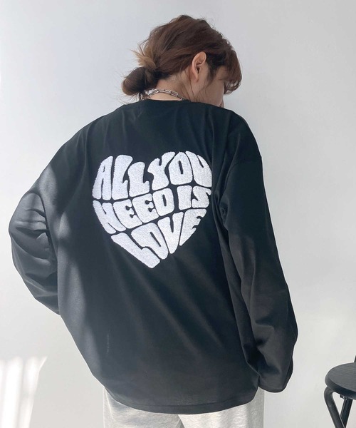 AS KNOW AS plus（アズノゥアズプラス）の「●アソートモチーフロンＴ（Tシャツ/カットソー・レディース・チャコールグレー/ブラック/オフホワイト/オートミール/ブラック系その他/グレー系/ホワイト系/ベージュ系その他/ベージュ系/ダークグリーン系/ブルー系その他2/ホワイト系1/ベージュ系1/レッド系1/ベージュ系その他2/グレー系1・FREE）」の6枚目の写真