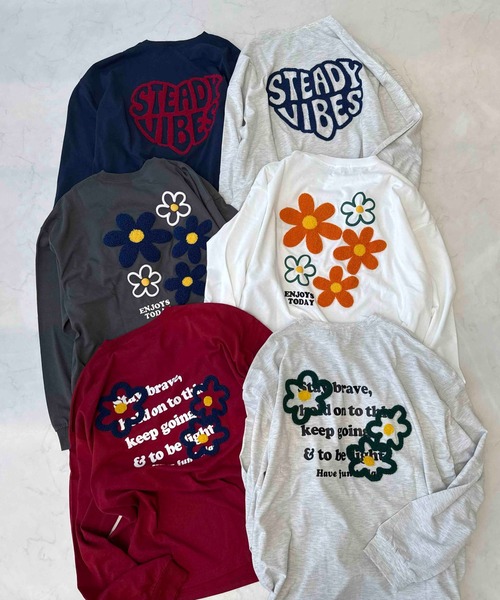 AS KNOW AS plus（アズノゥアズプラス）の「●アソートモチーフロンＴ（Tシャツ/カットソー・レディース・チャコールグレー/ブラック/オフホワイト/オートミール/ブラック系その他/グレー系/ホワイト系/ベージュ系その他/ベージュ系/ダークグリーン系/ブルー系その他2/ホワイト系1/ベージュ系1/レッド系1/ベージュ系その他2/グレー系1・FREE）」の18枚目の写真