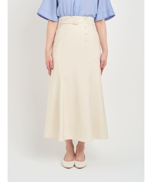 COHINA（コヒナ）の「ベルト付きタックマーメイドスカート 【低身長・小柄女性】（スカート・レディース・ホワイト/レッド・S-Regular/XS-Regular/XS-Short）」の13枚目の写真