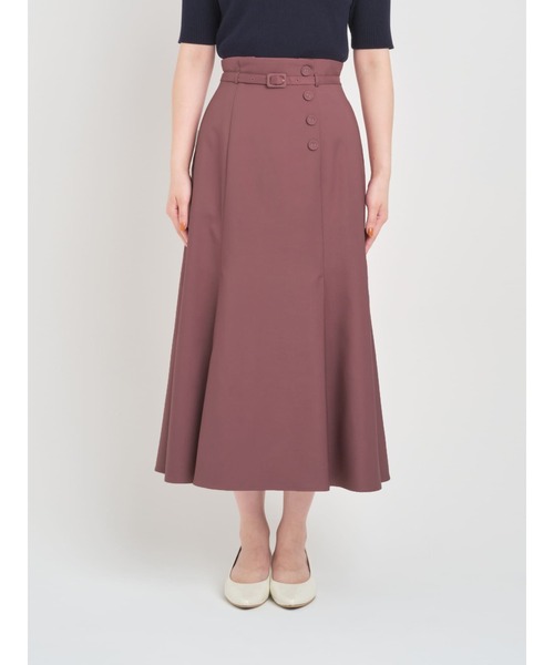 COHINA（コヒナ）の「ベルト付きタックマーメイドスカート 【低身長・小柄女性】（スカート・レディース・ホワイト/レッド・S-Regular/XS-Regular/XS-Short）」の14枚目の写真