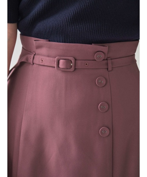 COHINA（コヒナ）の「ベルト付きタックマーメイドスカート 【低身長・小柄女性】（スカート・レディース・ホワイト/レッド・S-Regular/XS-Regular/XS-Short）」の19枚目の写真