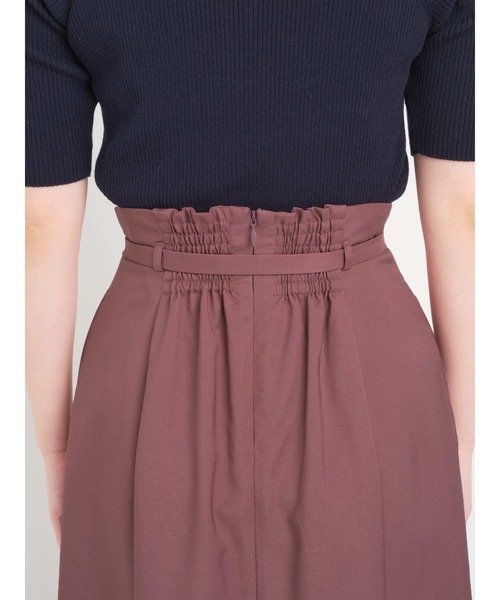 COHINA（コヒナ）の「ベルト付きタックマーメイドスカート 【低身長・小柄女性】（スカート・レディース・ホワイト/レッド・S-Regular/XS-Regular/XS-Short）」の21枚目の写真