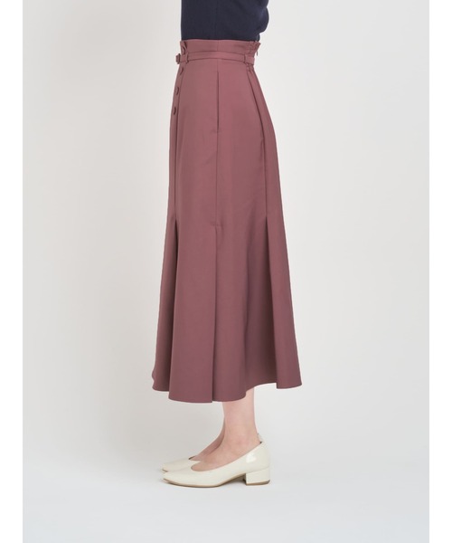 COHINA（コヒナ）の「ベルト付きタックマーメイドスカート 【低身長・小柄女性】（スカート・レディース・ホワイト/レッド・S-Regular/XS-Regular/XS-Short）」の15枚目の写真