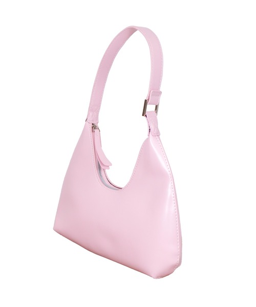 HEILIS（ヘイリス）の「スムースレザーワンショルダーバッグ / ハンドバッグ ワンハンドルバッグ ホーボーバッグ ハーフムーンバッグ オケージョン セレモニースタイル（ハンドバッグ・レディース・ブラウン/ブラック/ピンク・FREE）」の14枚目の写真