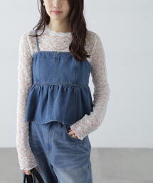 FREE'S MART | ◆ペプラムギャザーデニムビスチェ(その他トップス)