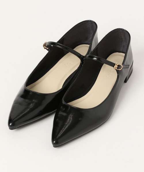 A part by（アパートバイ）の「メリージェーン（その他シューズ・レディース・ブラック/ライトイエロー・LARGE/MEDIUM）」の2枚目の写真