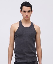 《DAILY/デイリー》RIB TANK TOP BACK CROSS / デイリーウェア リブ タンクトップ バッククロス / AVIREX / アヴィレックス